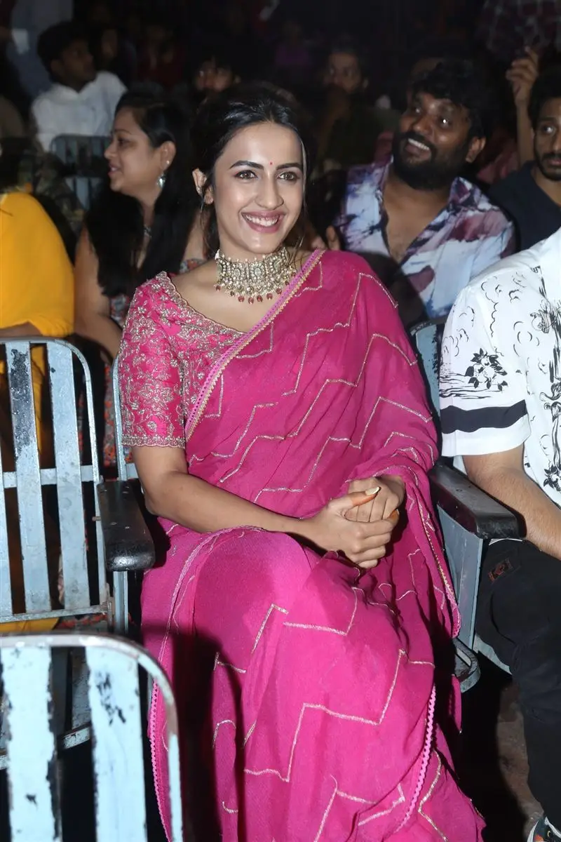 Telugu Actress Niharika Konidela In Beautiful Pink Saree Blouse